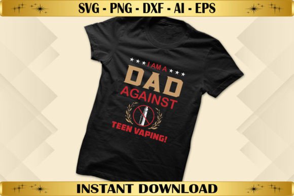 Branding with Impact: I Am a Dad Against Teen Vaping Graphics