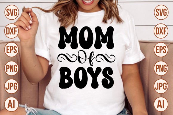 Exploring Mom of Boys SVG for T-Shirt Designs and Graphics