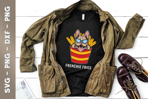 Frenchie Fries: Fun Graphics for T-Shirt Designs