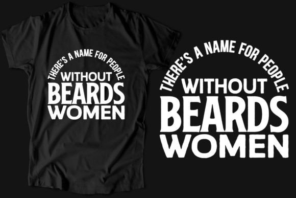 Funny Beards T-shirt Design: A Versatile Graphics Asset