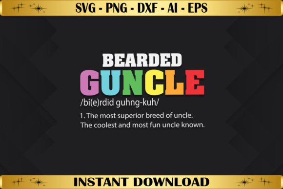 Gay Uncle: A Versatile Graphic for T-Shirt Designs